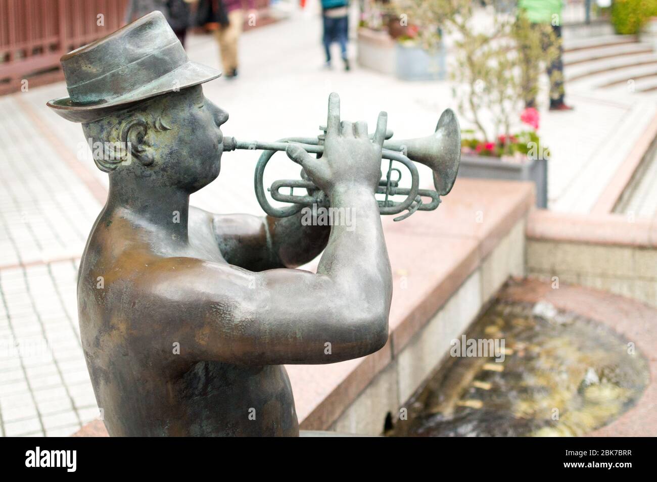 Jazzmusiker Statue Stockfotos und -bilder Kaufen - Alamy