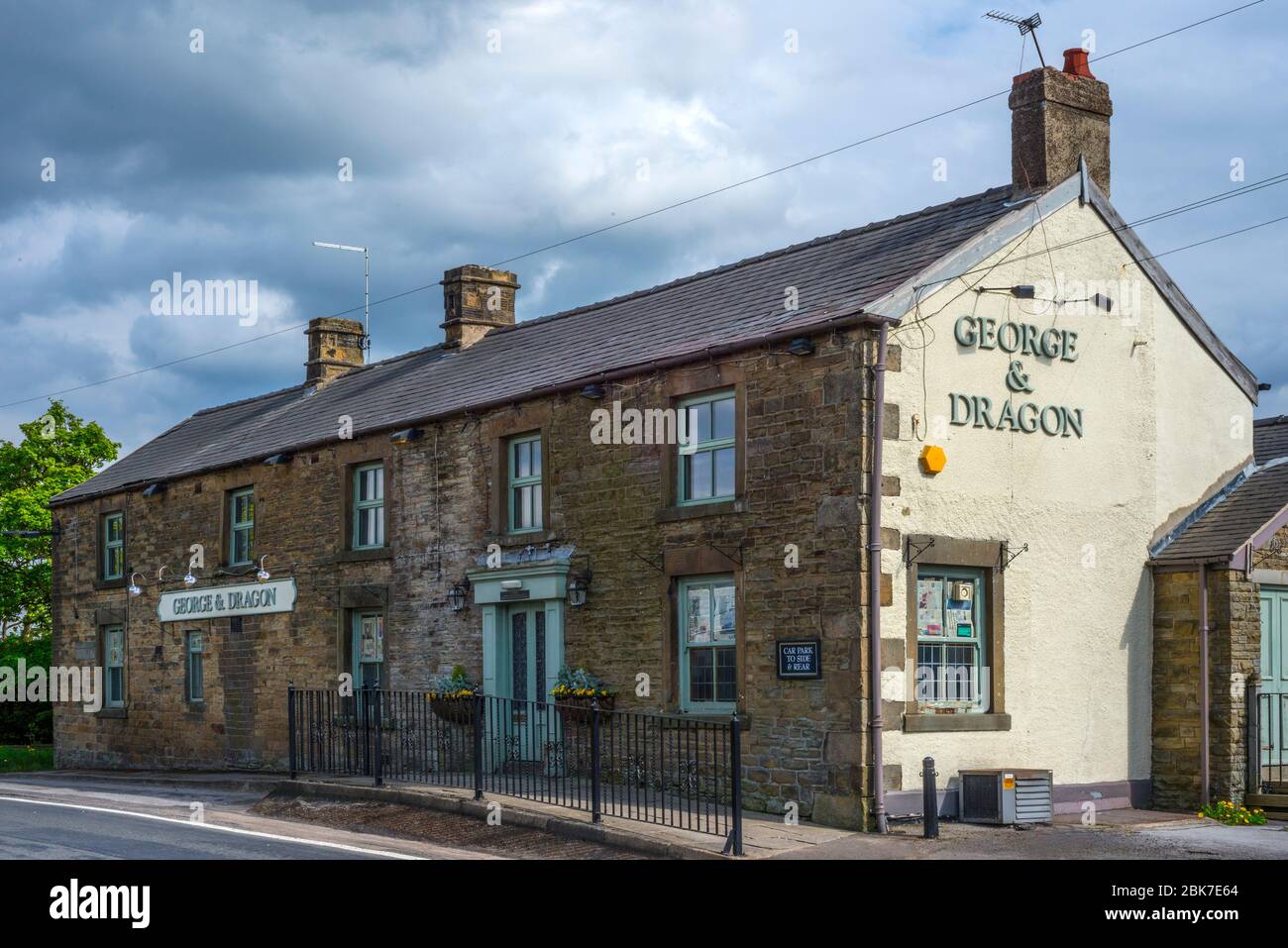 George & Dragon Pub, Holmesfield, Derbyshire Stockfoto