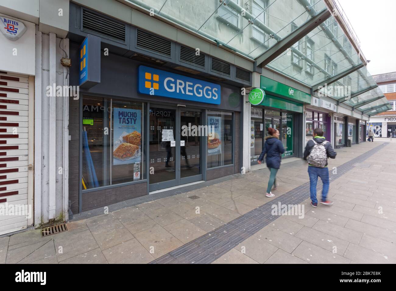 Greggs in der Oxford Street Stockfoto