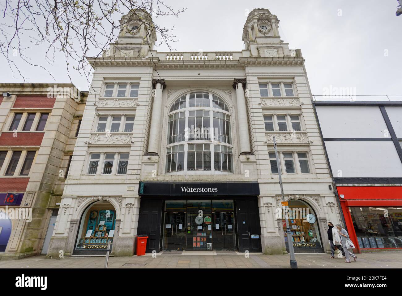 Waterstones in Oxford Street Stockfoto