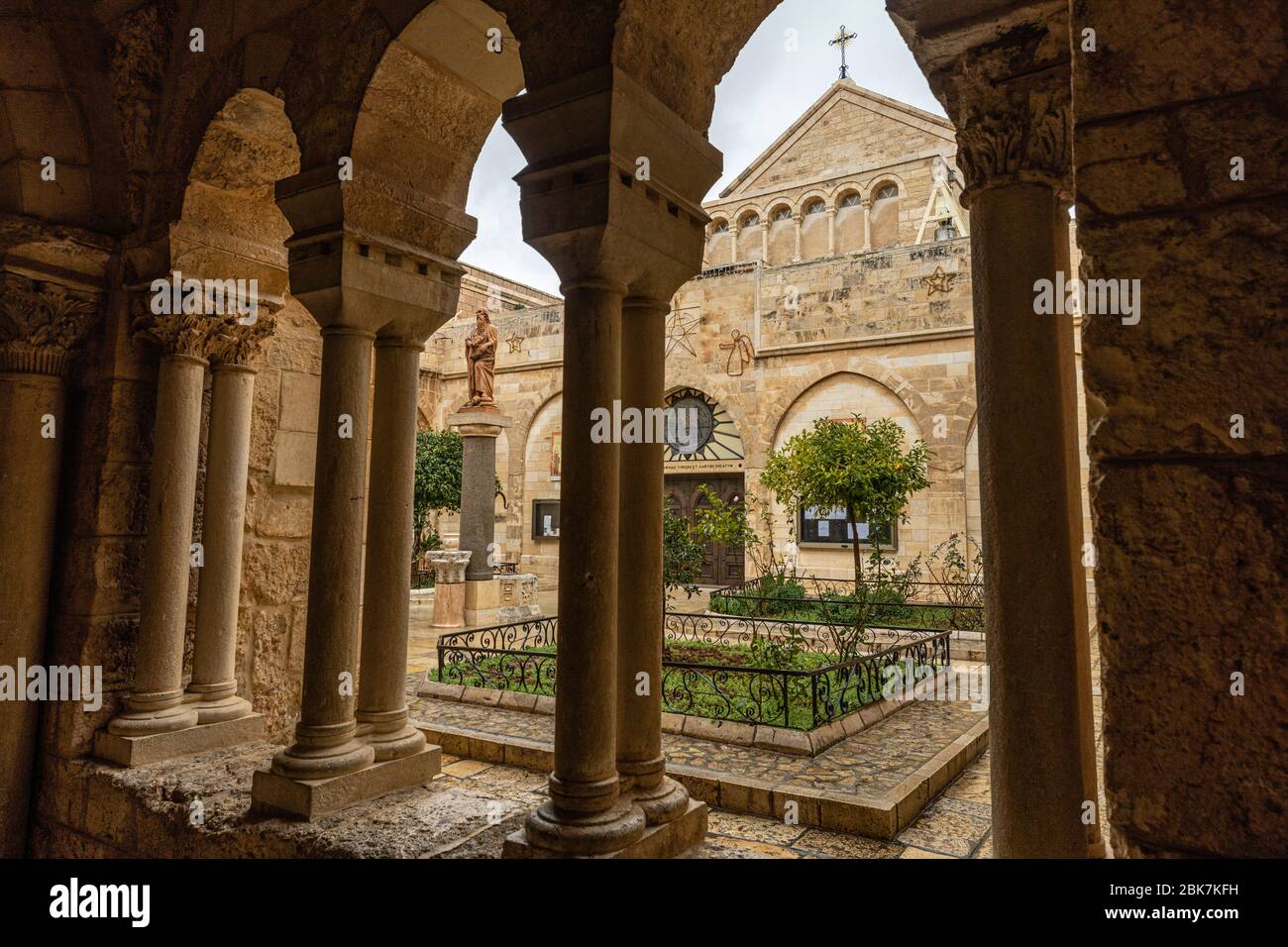 Die Geburtskirche in Bethlehem, Palästina Stockfoto