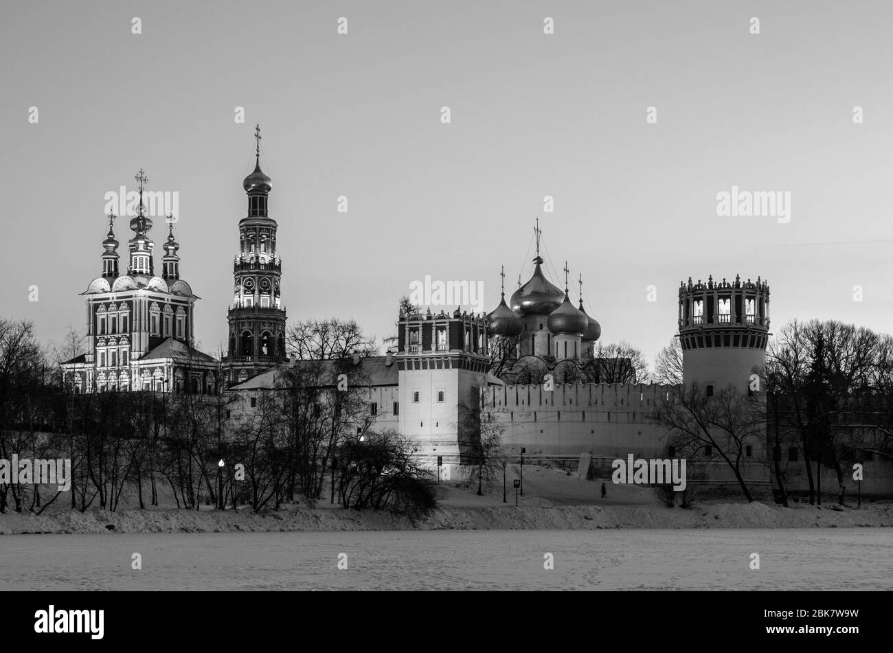 Nowodewitschi Kloster Stockfoto