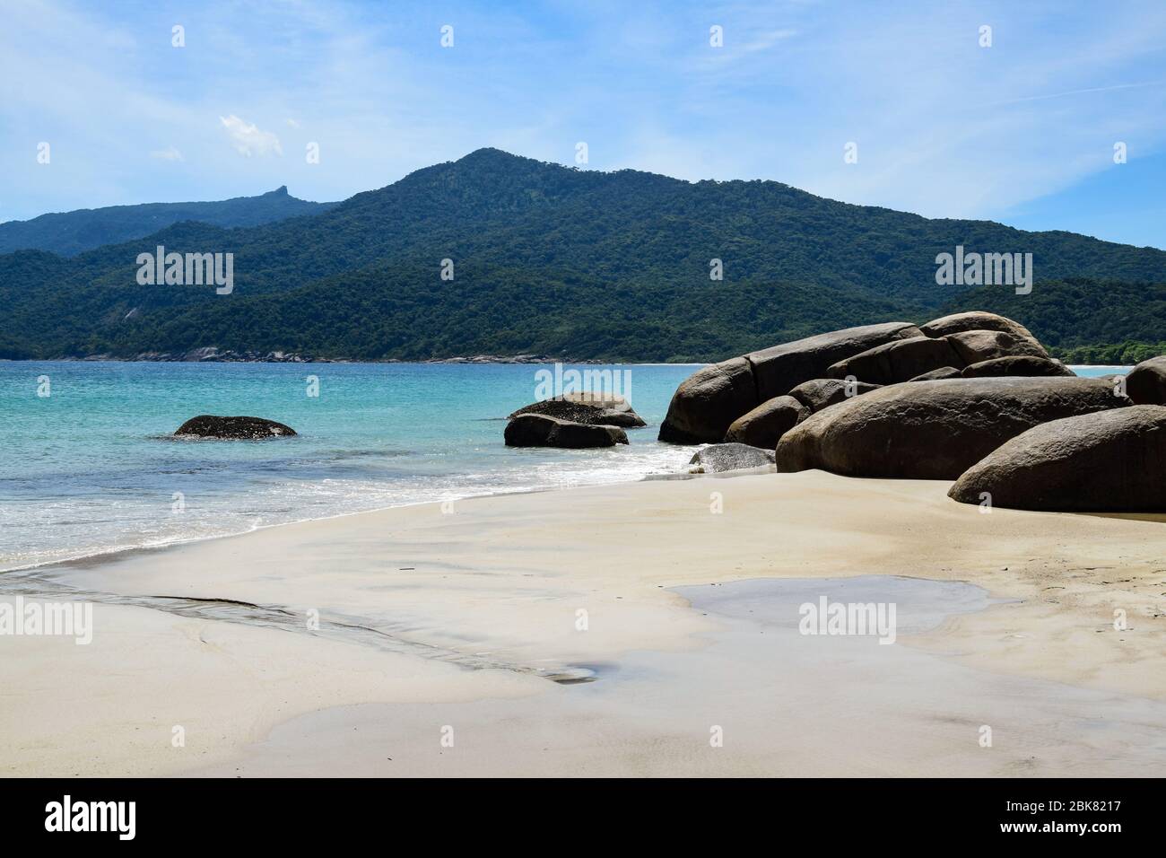 Strand bei Ilha Grande in Brasilien Stockfoto