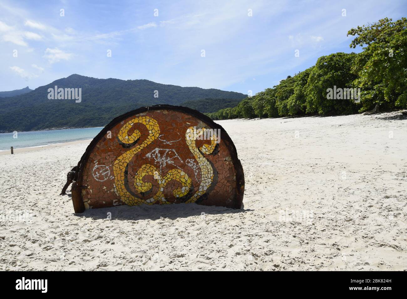 Strand bei Ilha Grande in Brasilien Stockfoto
