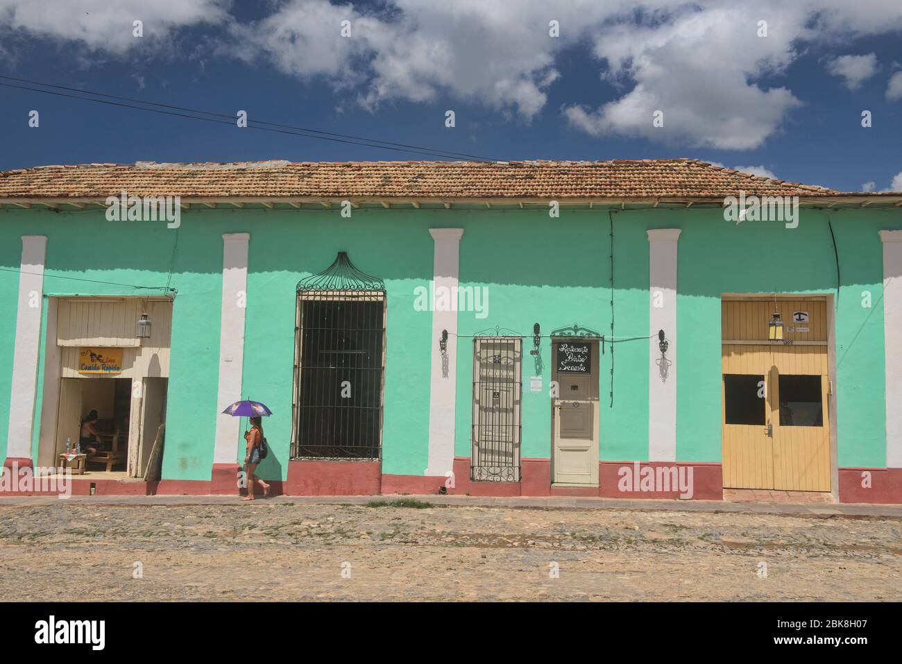 Straßenszenen aus dem UNESCO-Weltkulturerbe Trinidad, Kuba Stockfoto