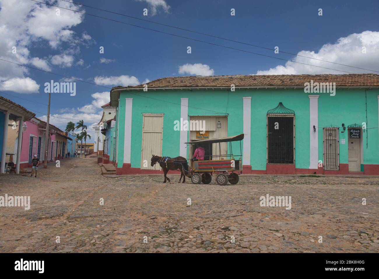 Straßenszenen aus dem UNESCO-Weltkulturerbe Trinidad, Kuba Stockfoto