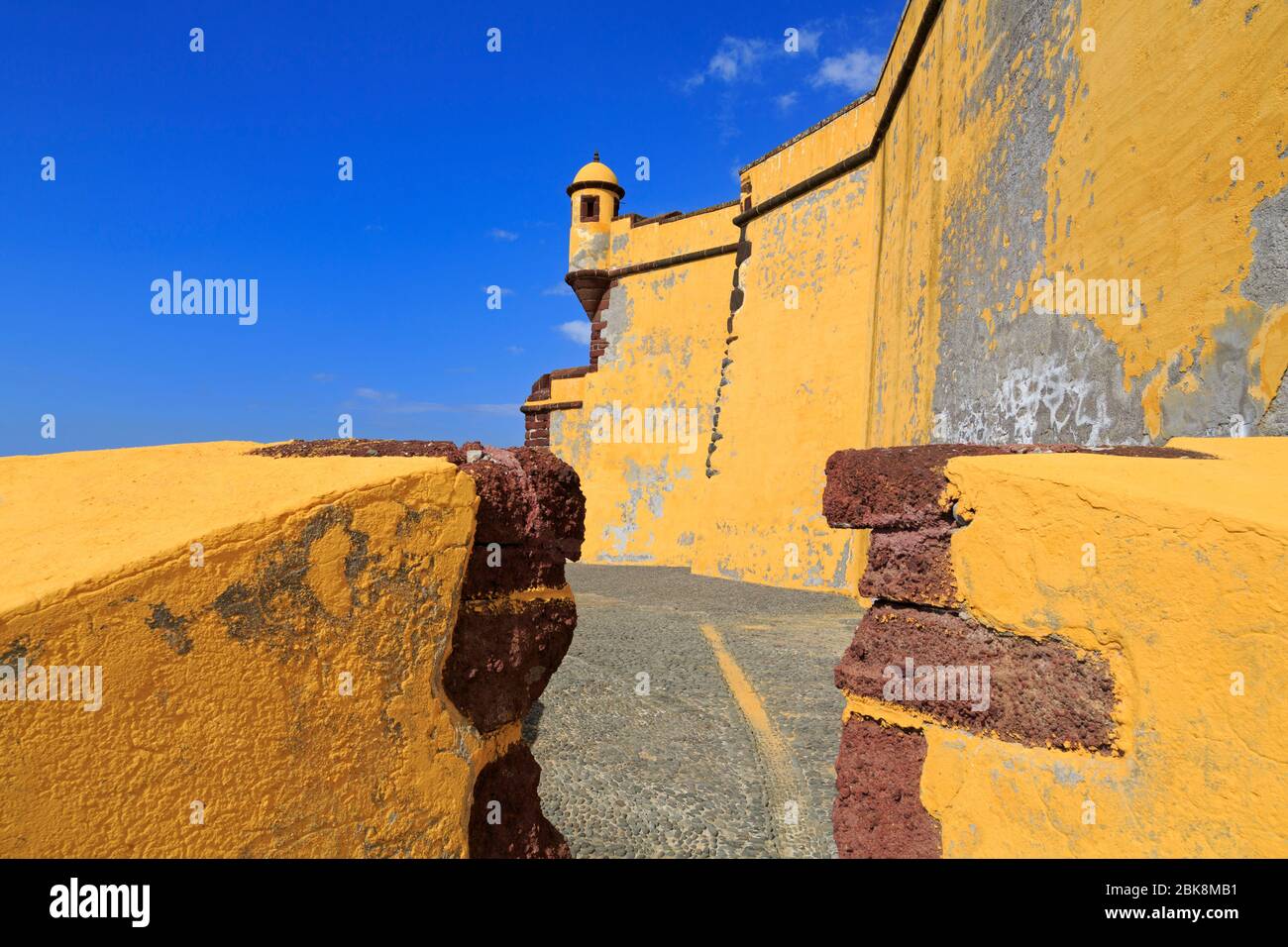 Sao Tiago Fort, Funchal, Madeira, Portugal, Europa Stockfoto