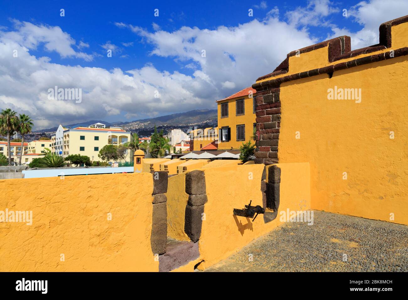 Sao Tiago Fort, Funchal, Madeira, Portugal, Europa Stockfoto