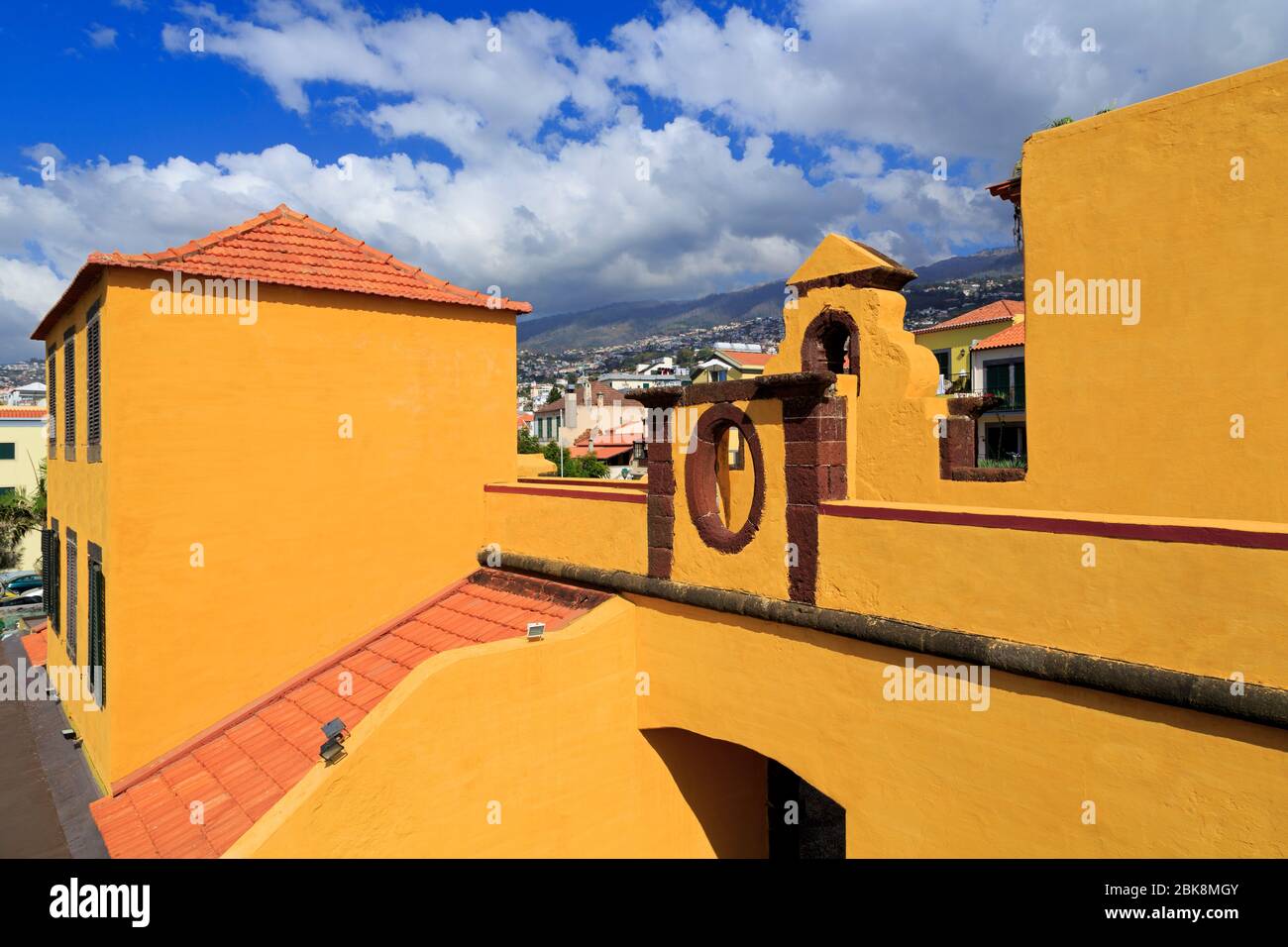 Sao Tiago Fort, Funchal, Madeira, Portugal, Europa Stockfoto