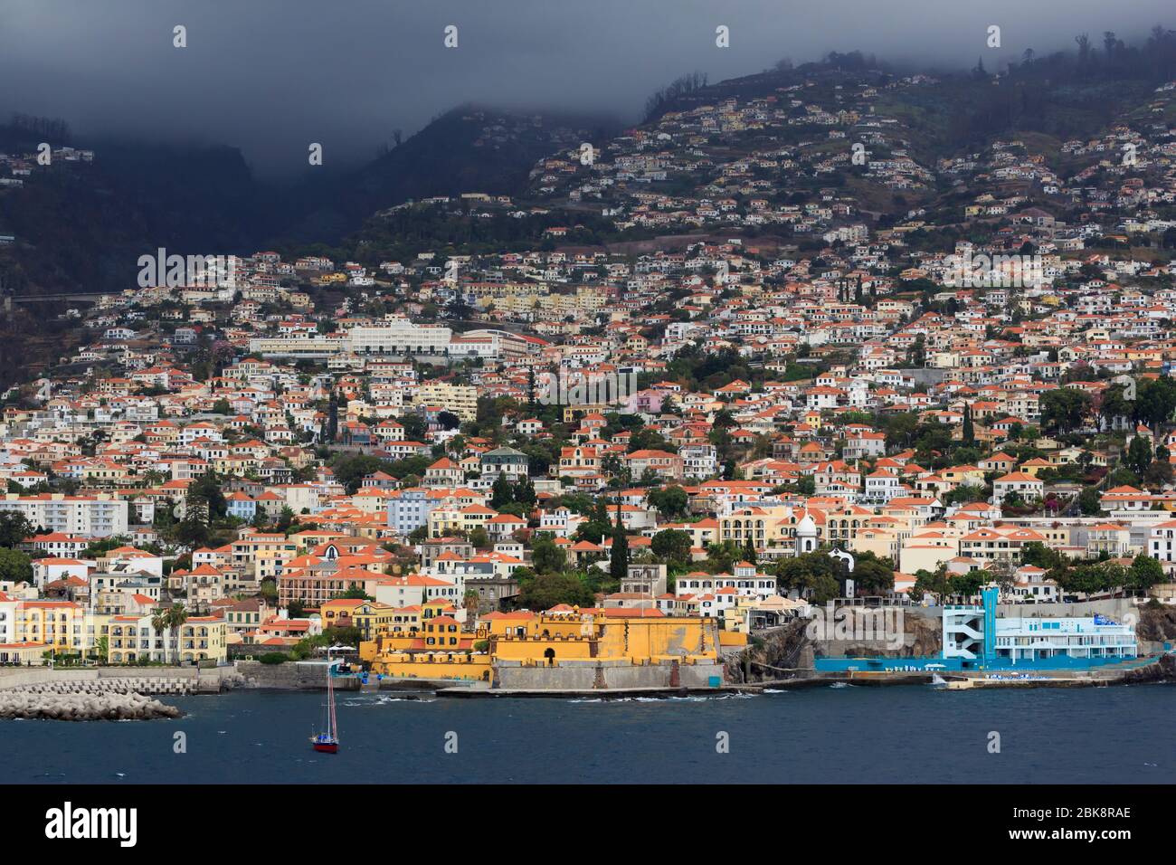 Sao Tiago Fort, Funchal, Madeira, Portugal, Europa Stockfoto