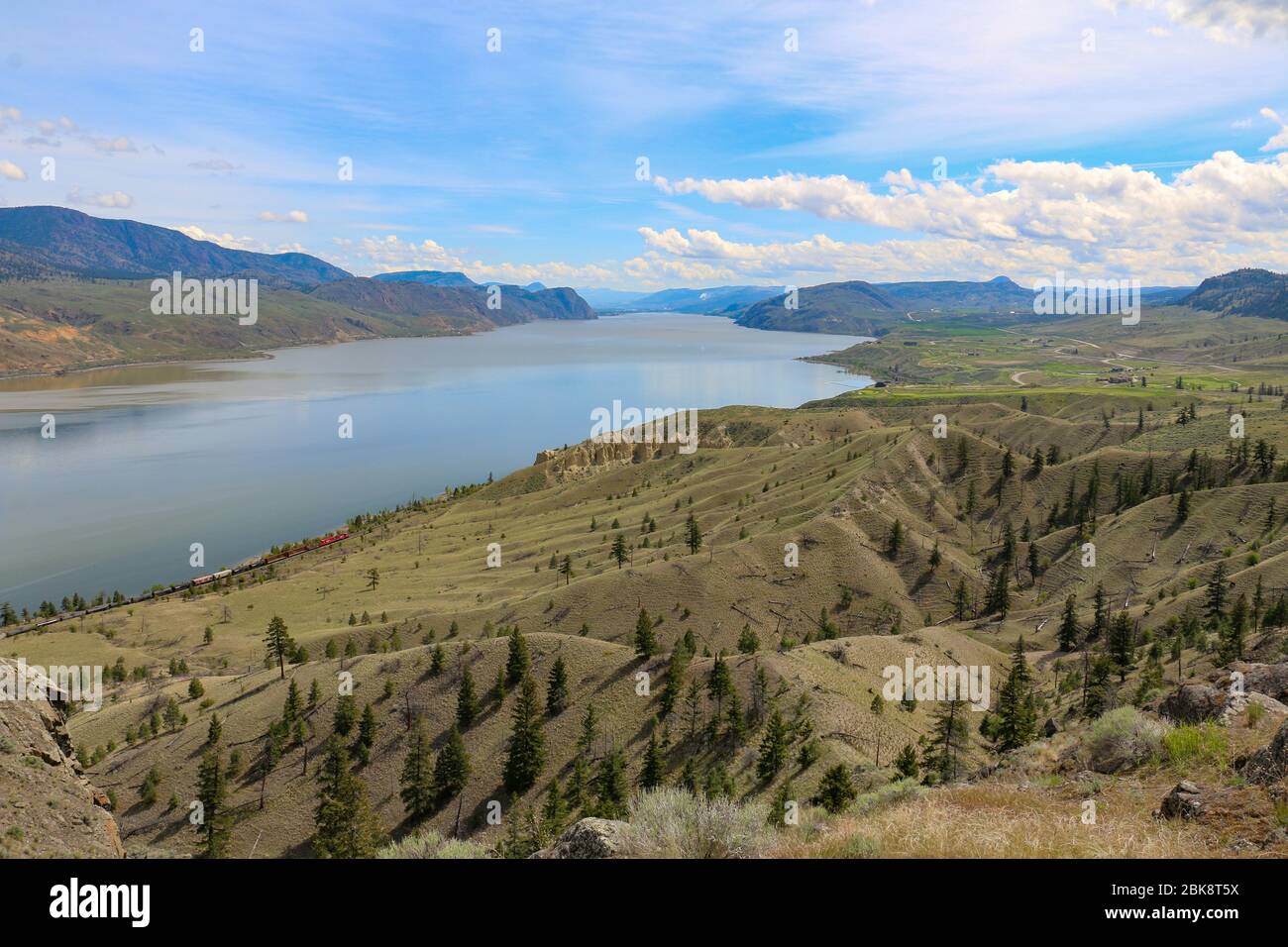 Kamloops Lake View Point Stockfoto