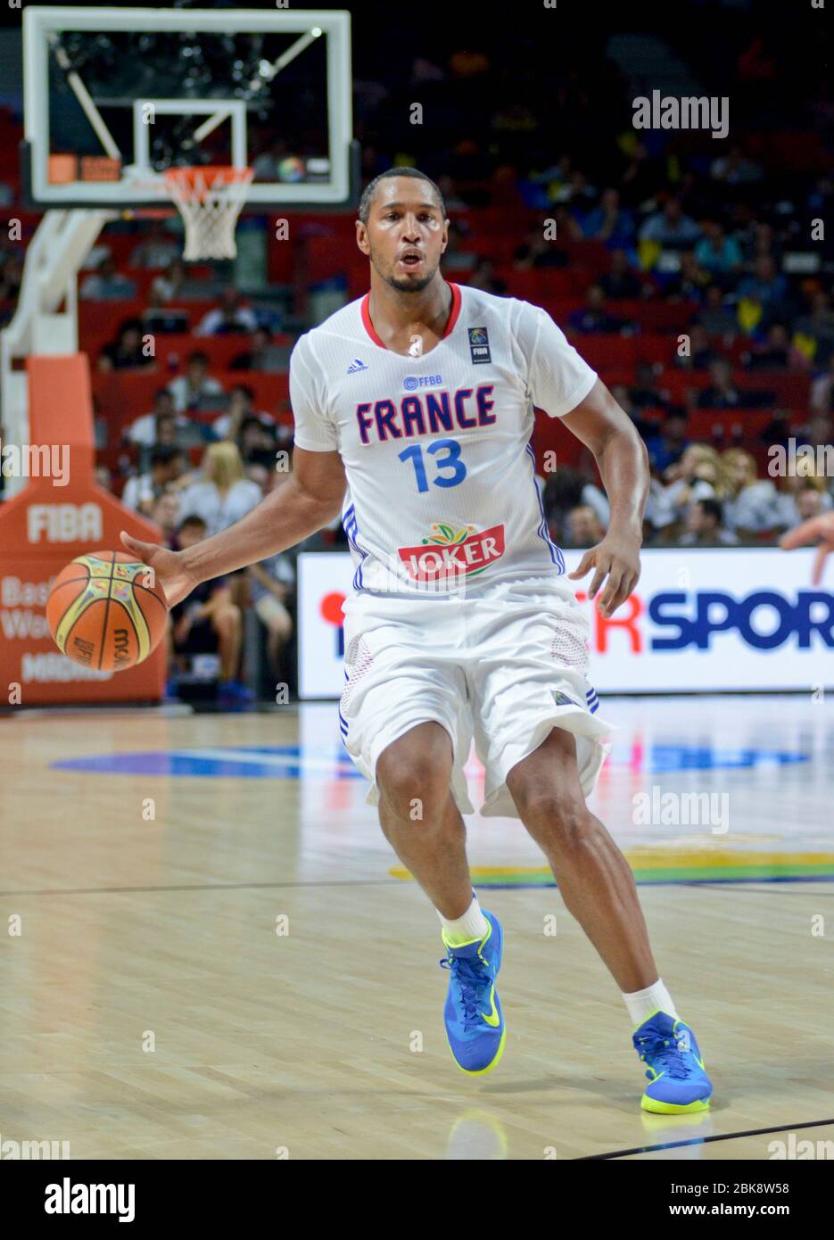 Boris Diaw. Frankreich Basketball Nationalmannschaft. FIBA Wm Spanien 2014 Stockfoto