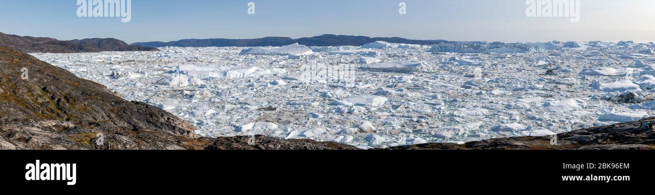 Ilulissat Eisfjord, Grönland Stockfoto