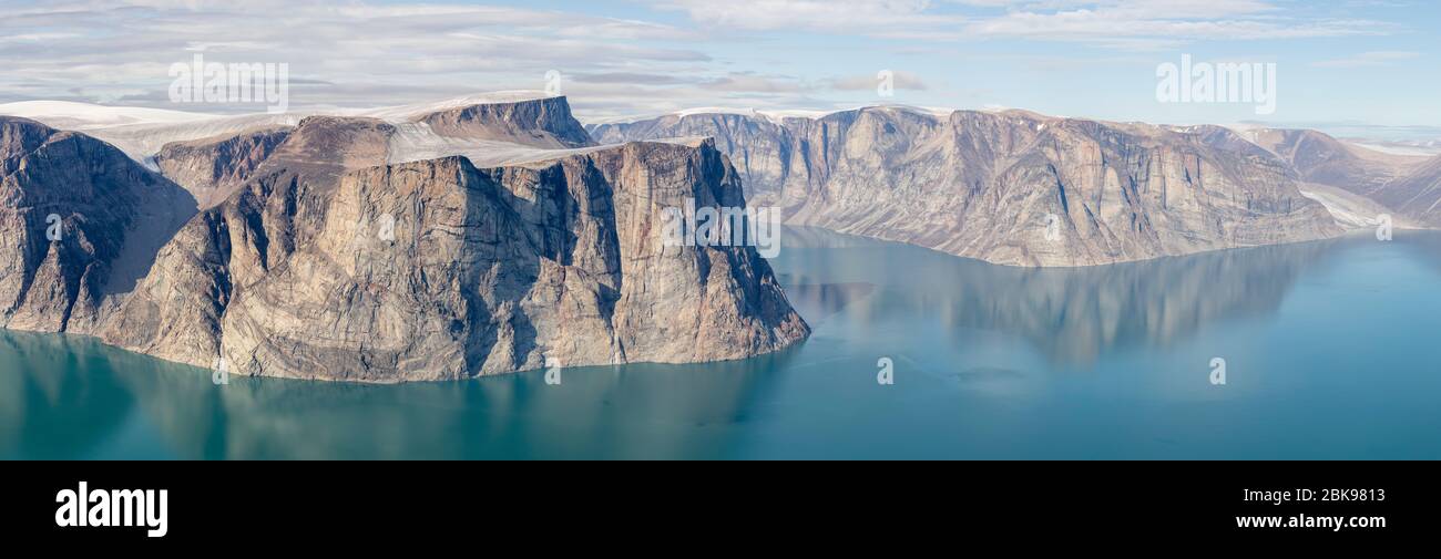 Baffin Island Panorama, Kanada Stockfoto