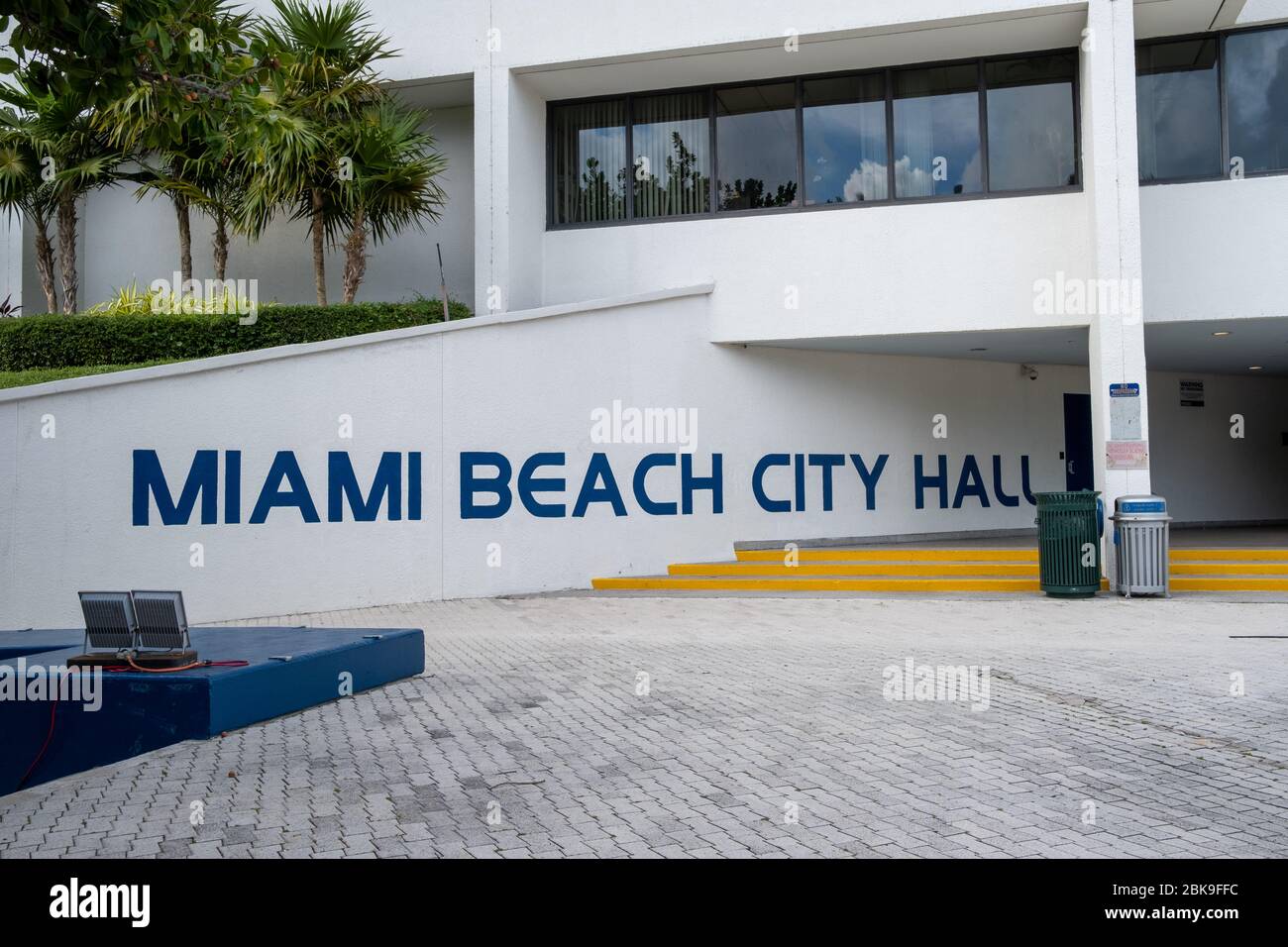Miami, Florida, USA-6. November 2019:Miami Beach City Hall. Stockfoto