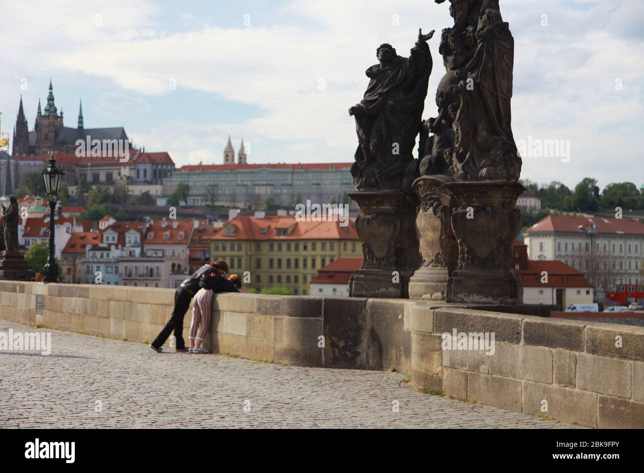 Prag in der Corona-Zeit Stockfoto