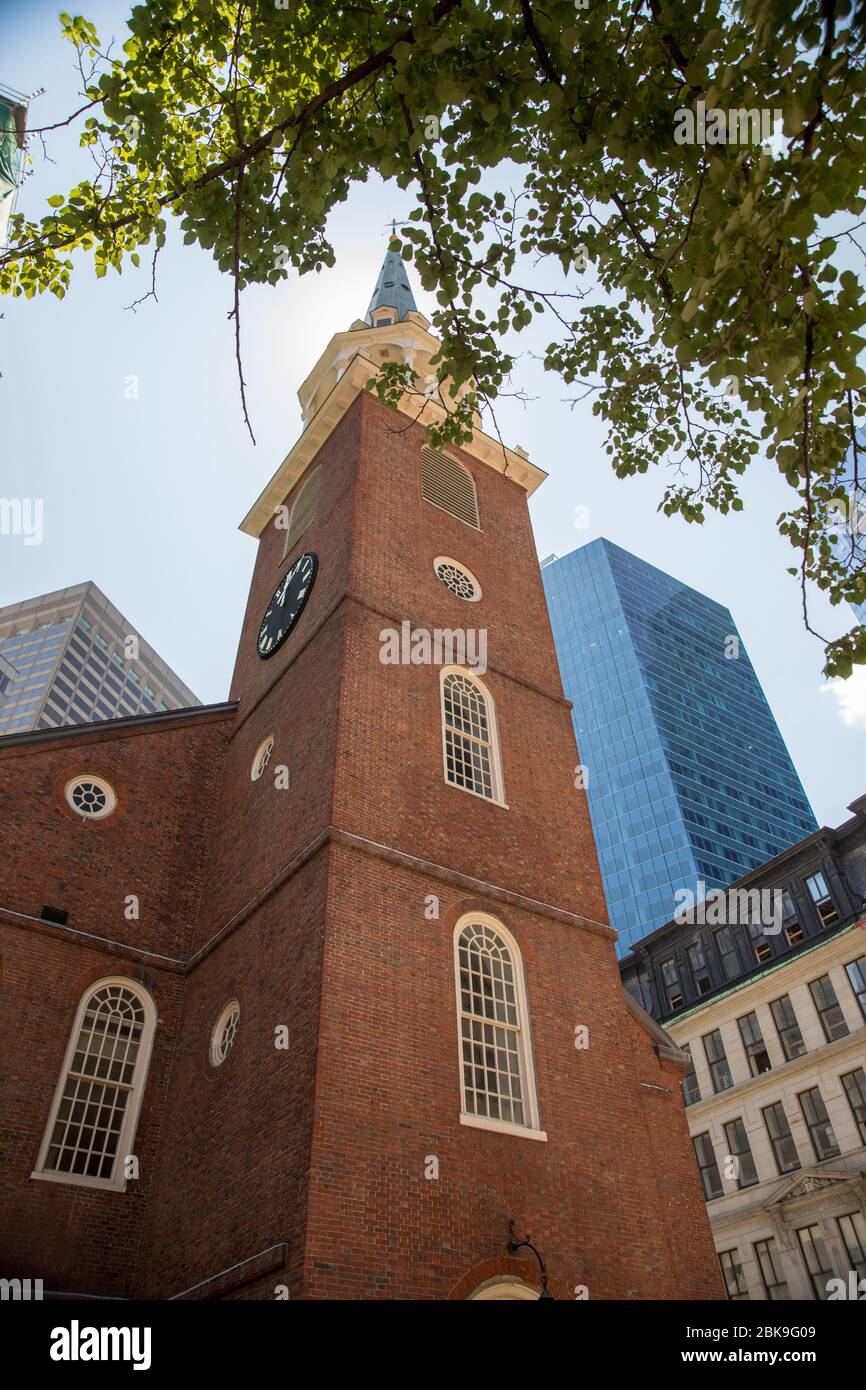 Boston, Massachusetts, USA-Juli, 13., 2018: National Historic Landmark & Original-Website der Boston Tea Party, hier nachgestellt jeden Dezember 16. Stockfoto