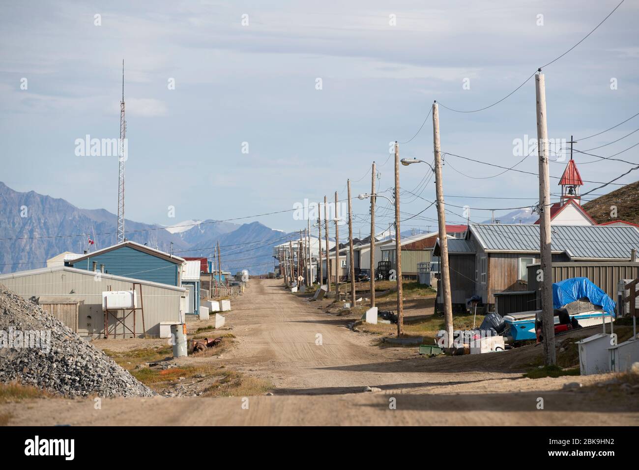 Pond Inlet, Kanada Stockfoto