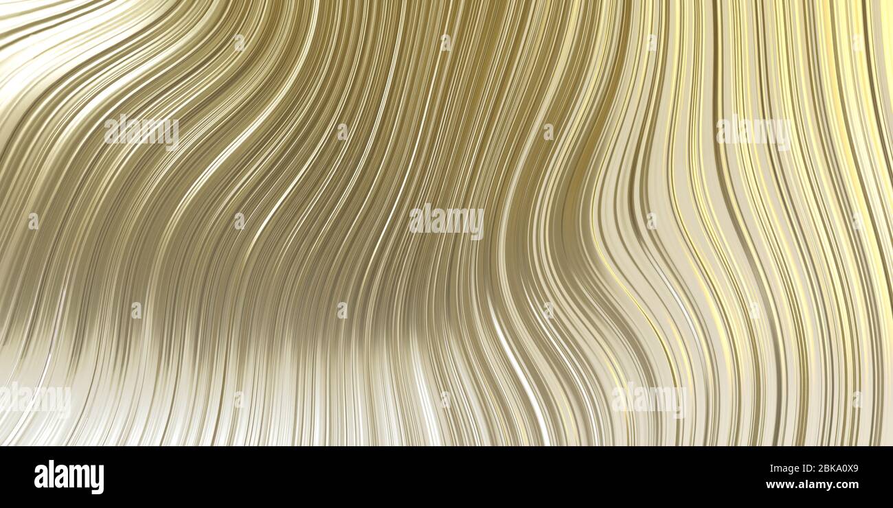 Gold Metall Schnitzen Hintergrund Oberflächenreflexion Stockfoto