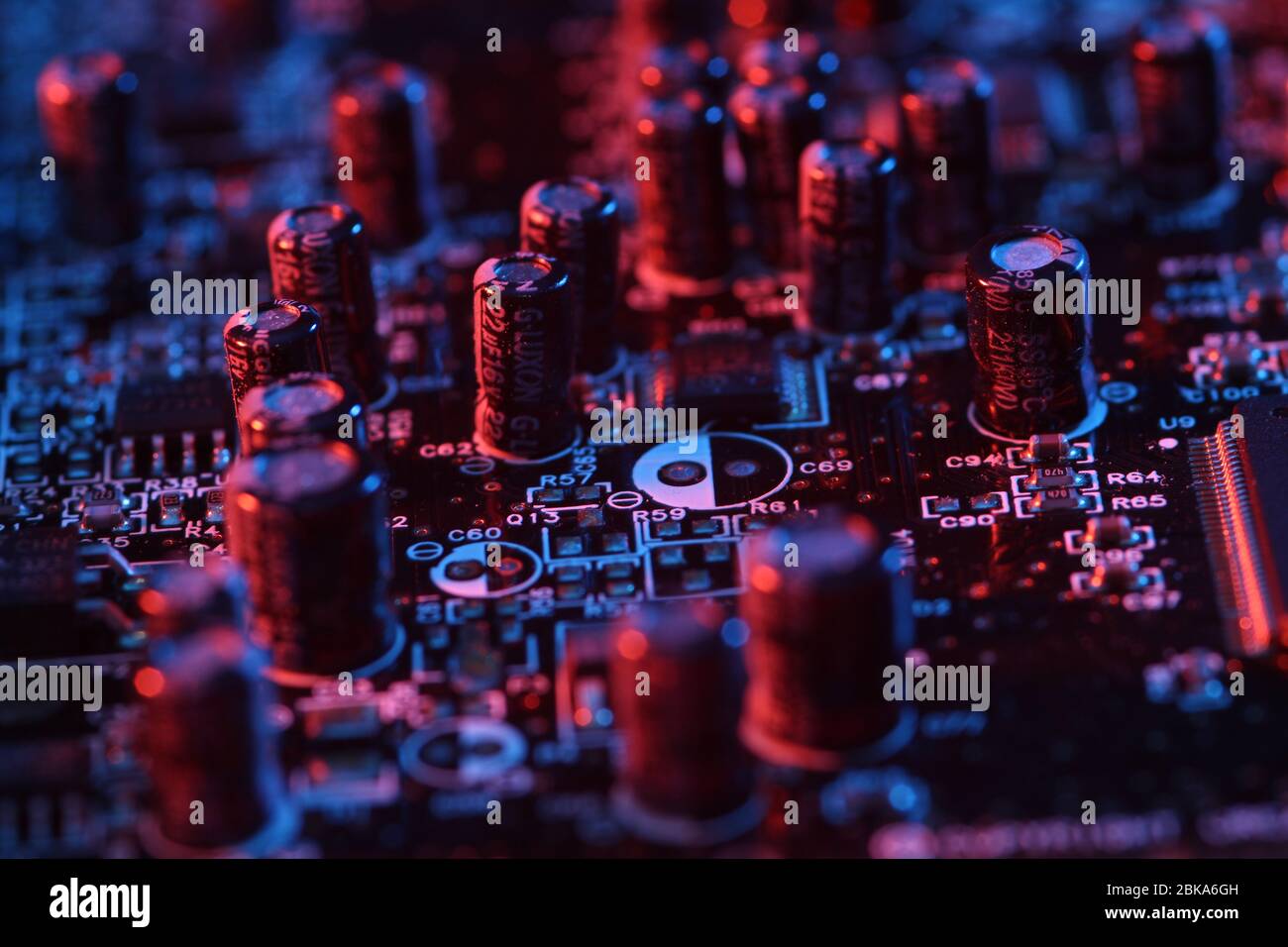 Printed Circuit Board Stockfoto