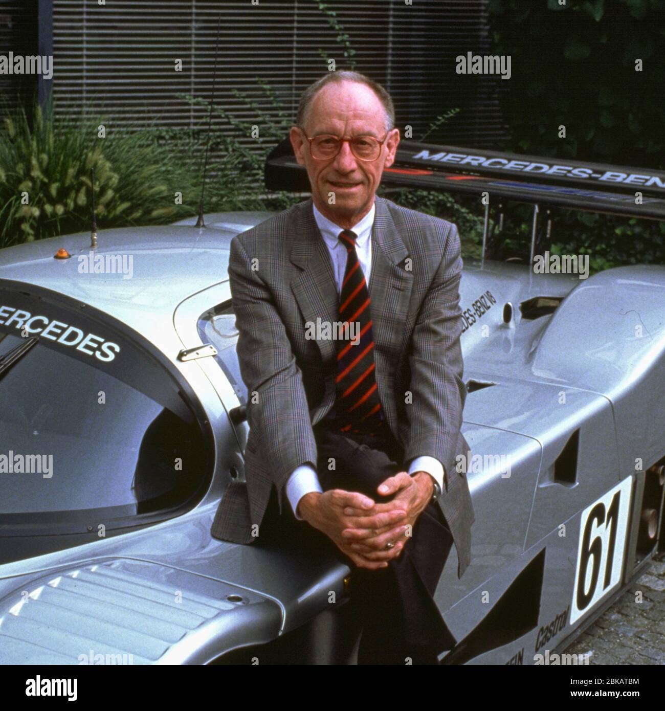 Edzard Reuter, geboren 1928 in Berlin, war jahrzehntelang einer der führenden Manager Deutschlands. Von 1987 bis 1995 Vorstandsvorsitzender der Daimler-Benz AG Stockfoto