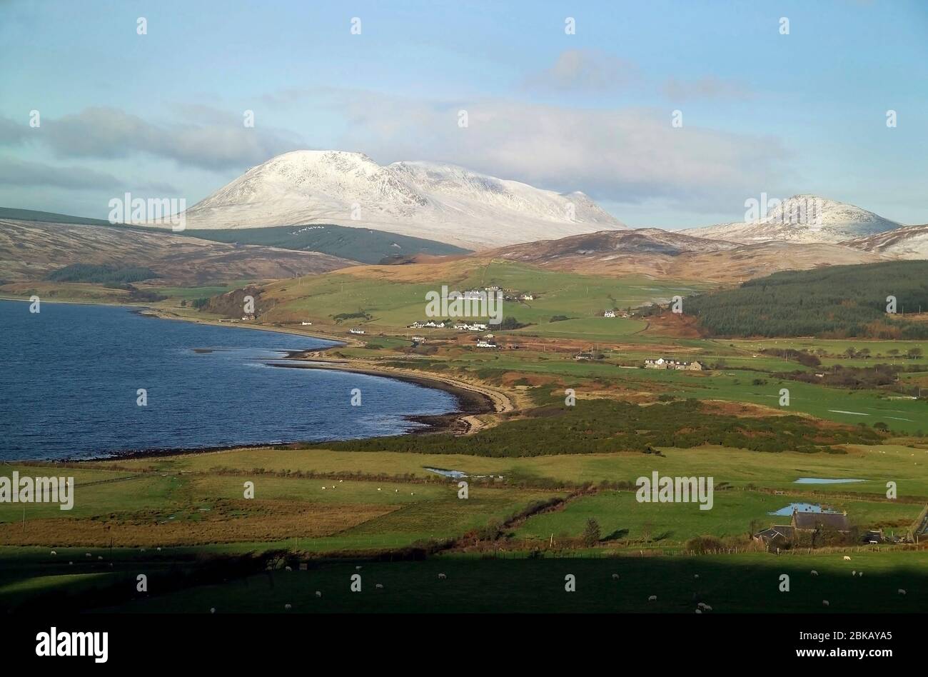 machrie Bay, arran Stockfoto