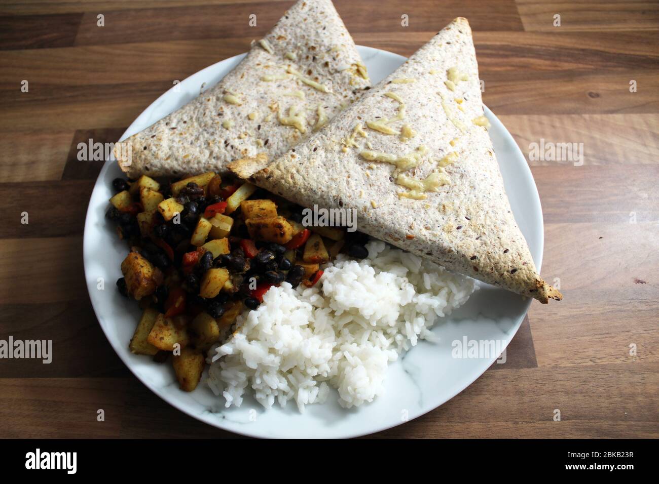 Burrito Samosas Stockfoto