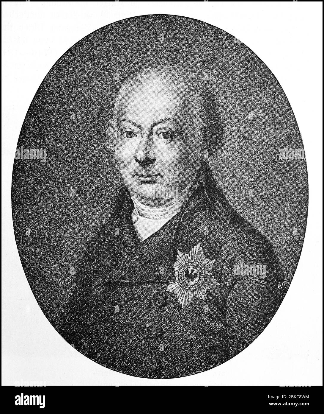 Karl Friedrich von Baden, geboren am 22. November 1728 - 10. Juni 1811, war Markgraf von Baden-Durlach (1,738 bis 1,771), Markgraf von Baden (1771 bis 1803), Kurfürst des Heiligen Römischen Reiches (1803-1806), amtlich Markgraf von Baden und Hochberg / Karl Friedrich von Baden, 22. 1728. Bis 10. November. Juni 1811, war Markgraf von Baden-Durlach (1738–1771), Markgraf von Baden (1771–1803), Kurfürst des Heiligen Römischen Reiches (1803–1806); offiziell Markgraf zu Baden und Hochberg, historisch, historisch, digital verbesserte Reproduktion eines Originals aus dem 19. Jahrhundert / digitale Reproduktion einer Original Stockfoto