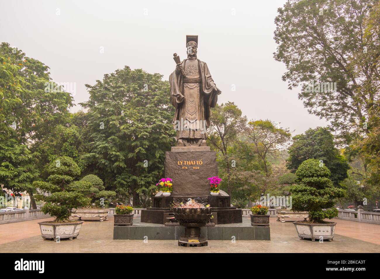 Ly Thai König Denkmal Statue, Hoan Kiem Bezirk, Hanoi, Vietnam Stockfoto