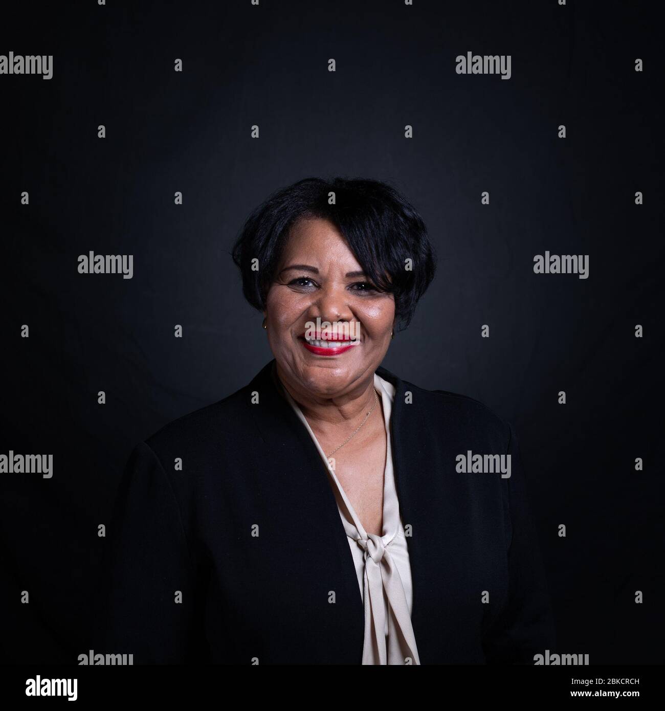 Am 6. Juni 2018 gewährte Präsident Trump Alice Johnson Gnade, die eine lebenslange Haftstrafe wegen gewaltfreier Drogendelikte verbüßt hatte. Nach fast 22 Jahren Haft wurde sie freigelassen und wurde eine Befürworterin der Strafrechtsreform und half anderen in ähnlichen Situationen. Stockfoto