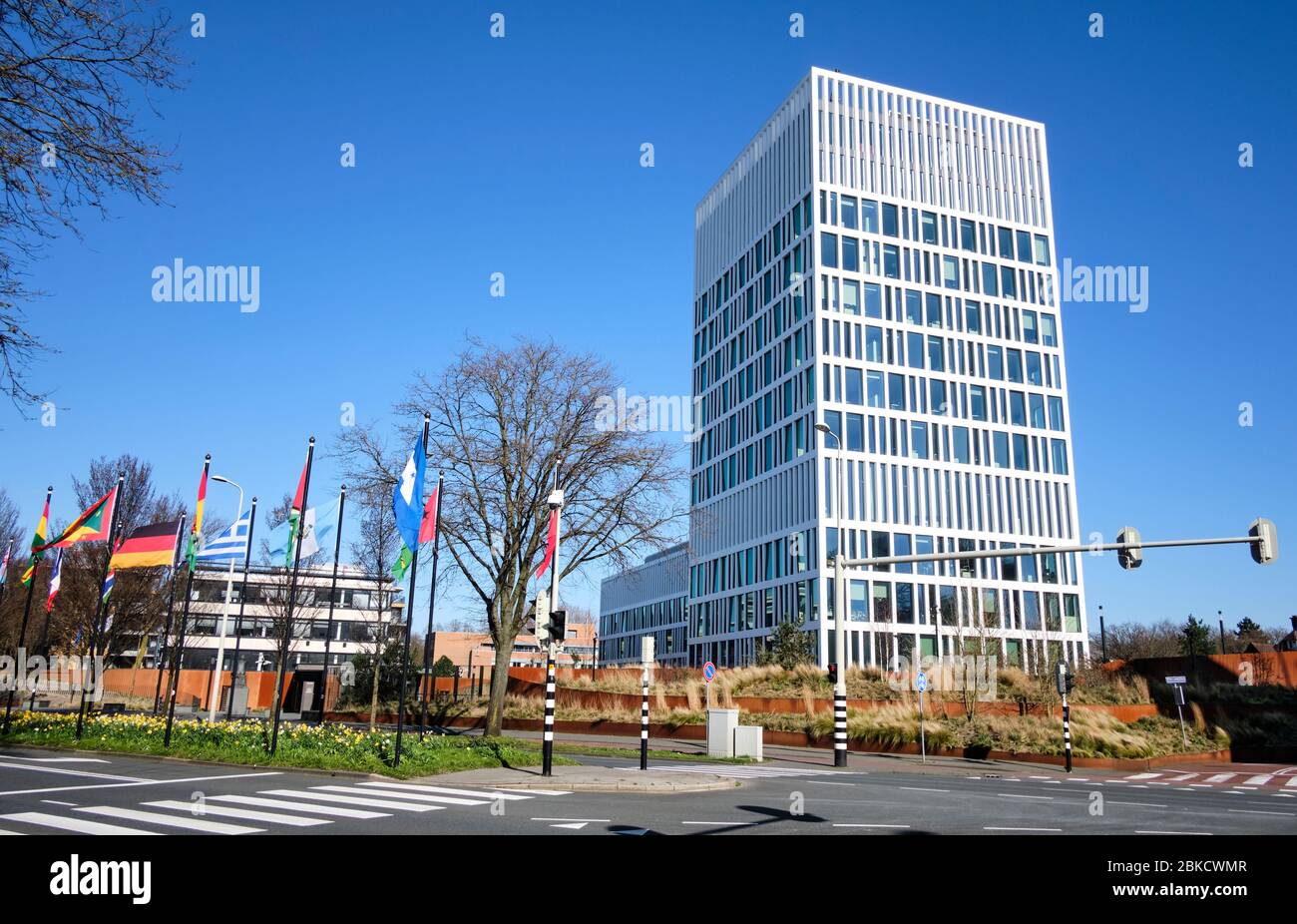 Hauptsitz von Eurojust in Den Haag, Niederlande Stockfoto