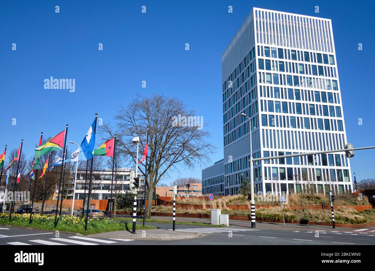 Hauptsitz von Eurojust in Den Haag, Niederlande Stockfoto