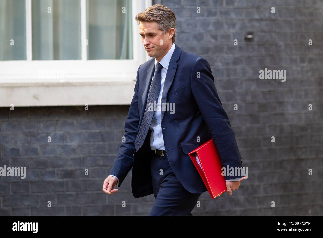 Gavin Williamson, Minister für Bildung, Politiker der Konservativen Partei, Ankunft in der Downing Street Nr. 10, London, Großbritannien Stockfoto