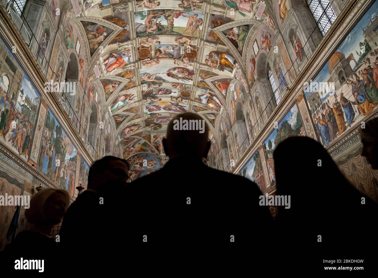 Am 24. Januar 2020 nahmen Vizepräsident Mike Pence und Mrs. Pence an einer Tour durch den Vatikan Teil, bei der sie wichtige Stätten kultureller und religiöser Bedeutung erforschten. Stockfoto