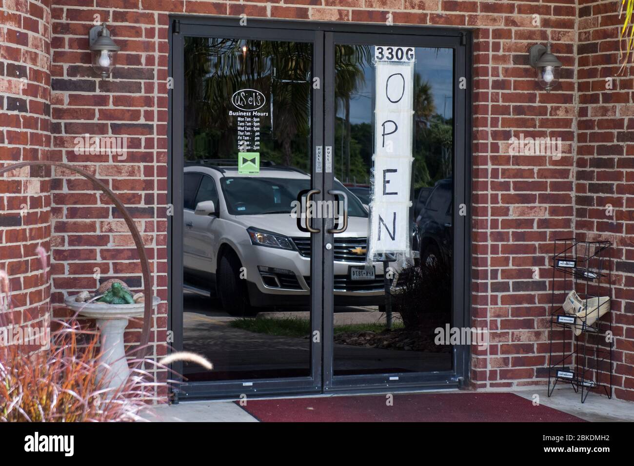 Clute, Usa. Mai 2020. Am Sonntag, 3. Mai 2020, befindet sich an der