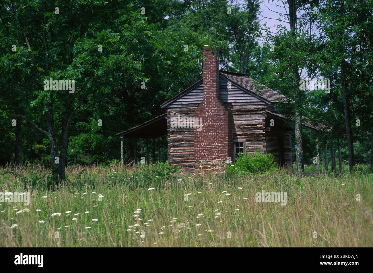 Robert Scruggs House, Cowpens National Battlefield Park, South Carolina Stockfoto