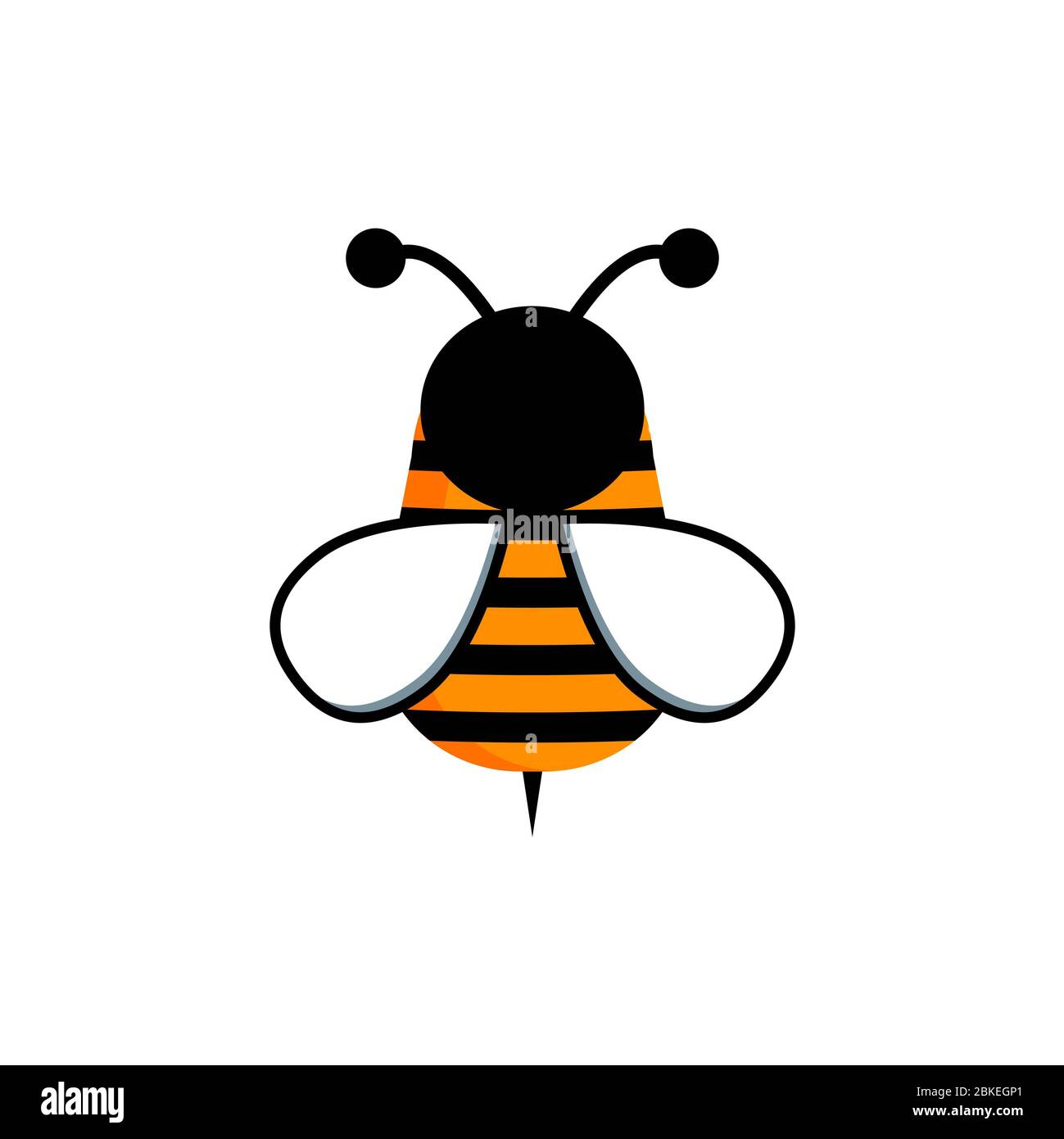 Honig Biene Vektor Grafik Design Illustration Vorlage Stockfoto