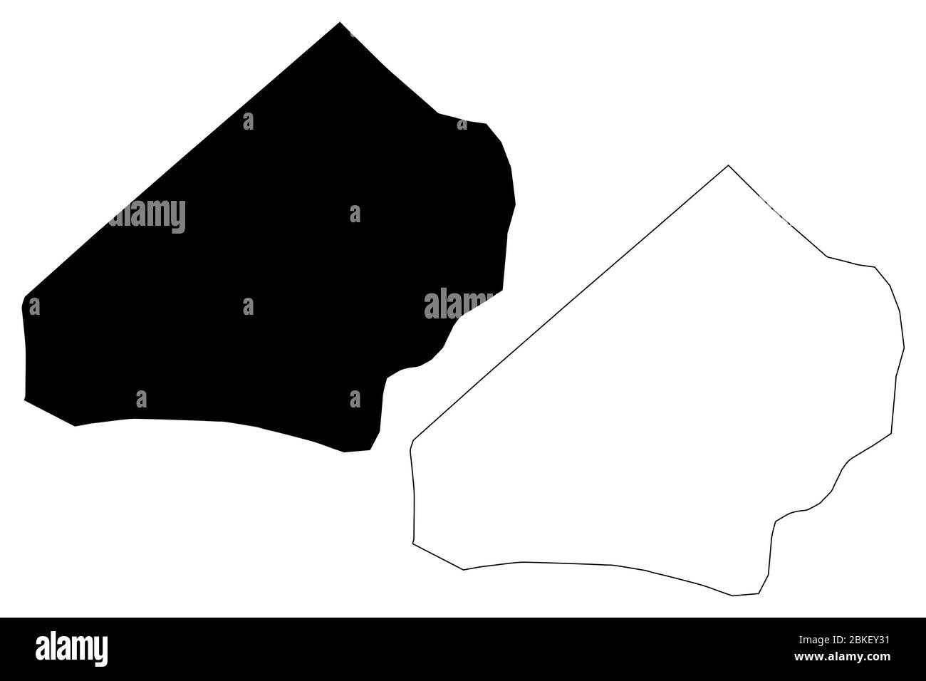 Sao Lazaro Pfarrei (Pfarreien von Macau, Macao Spezielle Verwaltungsregion der Volksrepublik China) Karte Vektor-Illustration, Skizze Scribble S Stock Vektor