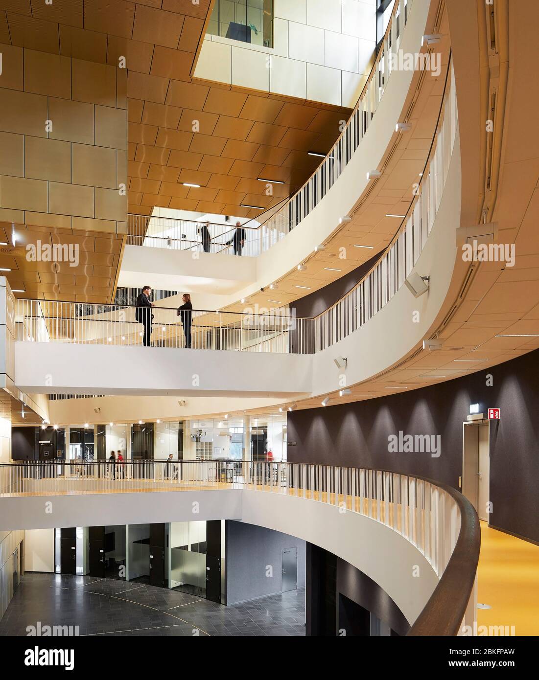 Innenansicht. Kristallen Kiruna, Kiruna, Schweden. Architekt: Henning Larsen, 2018. Stockfoto