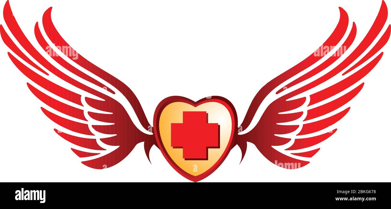 Logo für Notfallversorgung Stock Vektor