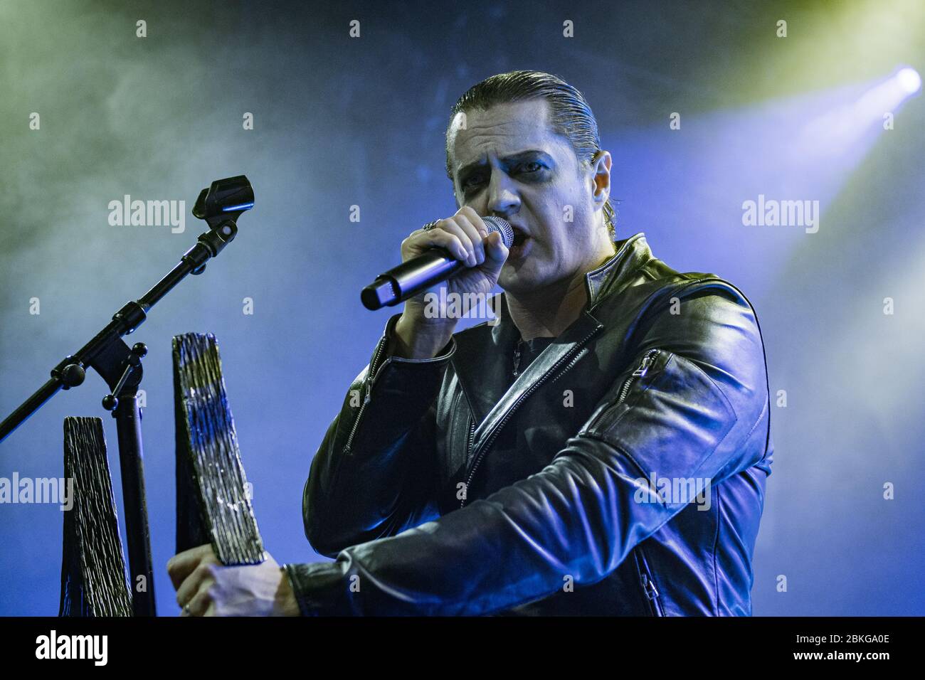 Aarhus, Dänemark. Oktober 2017. Die norwegische Black Metal Band Satyricon spielt ein Live-Konzert im Train in Aarhus. Hier ist Sänger Satyr live auf der Bühne zu sehen. (Foto: Gonzales Photo - Nikolaj Bransholm). Stockfoto