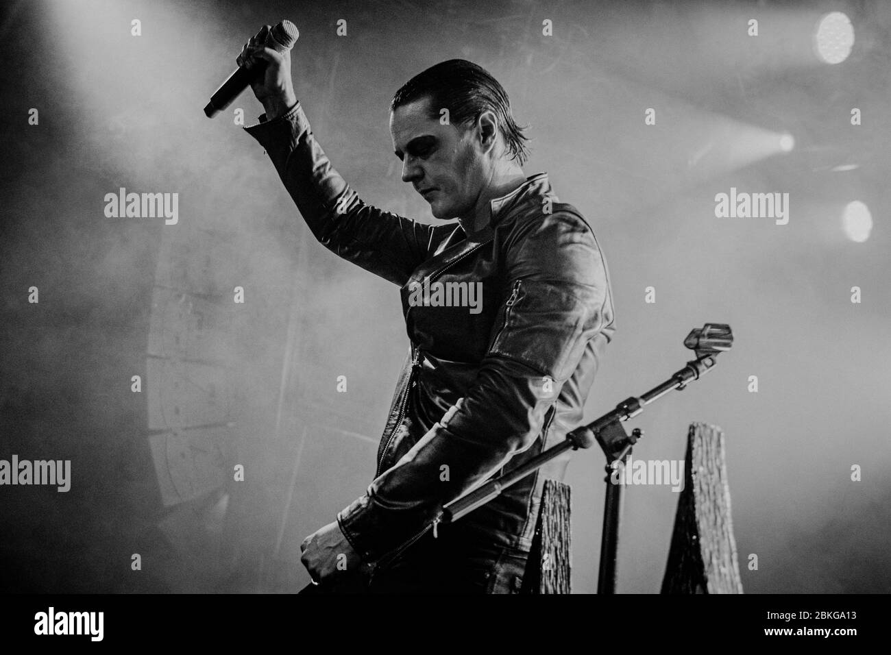 Aarhus, Dänemark. Oktober 2017. Die norwegische Black Metal Band Satyricon spielt ein Live-Konzert im Train in Aarhus. Hier ist Sänger Satyr live auf der Bühne zu sehen. (Foto: Gonzales Photo - Nikolaj Bransholm). Stockfoto
