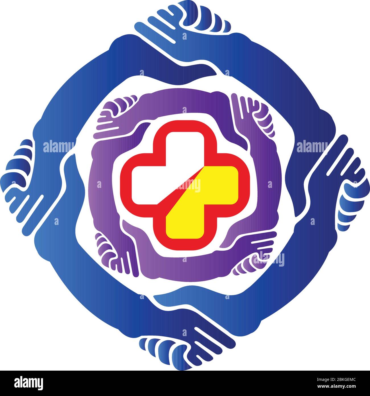 Hand Care-Logo Stock Vektor