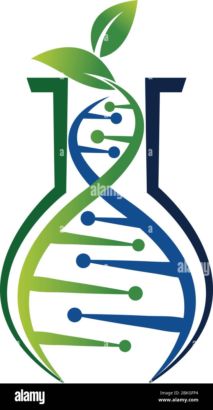Umwelt DNA-Logo Stock Vektor
