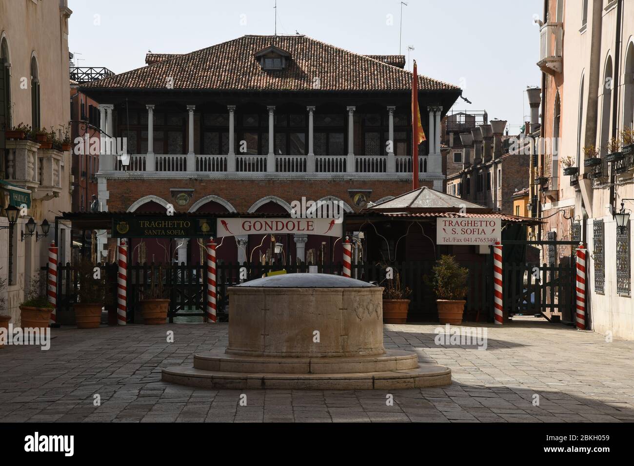 Covid19 Coronavirus Venedig Italien Stockfoto