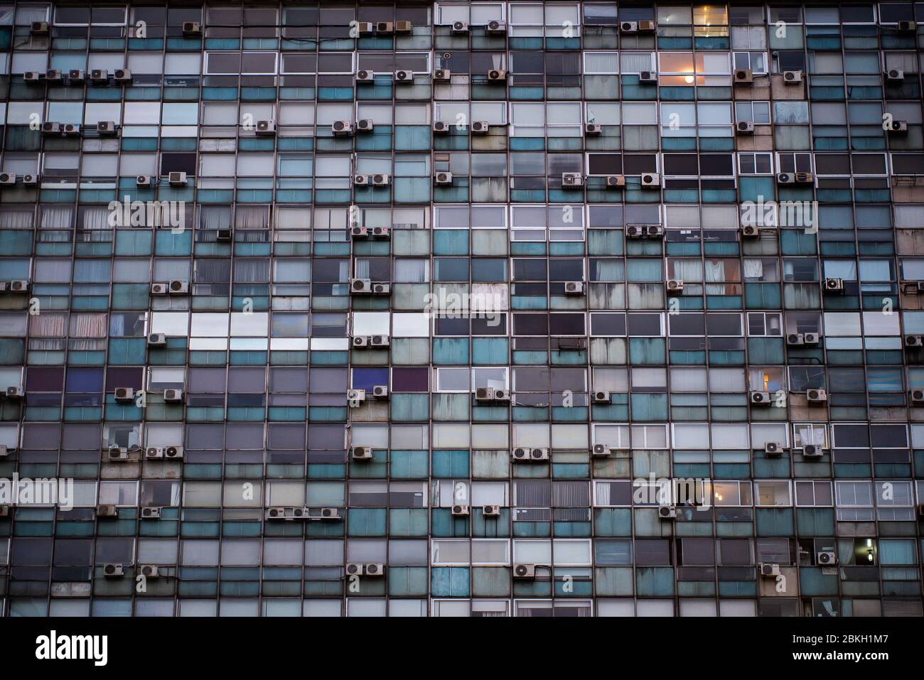 Blick auf das Wohnhaus Stockfoto