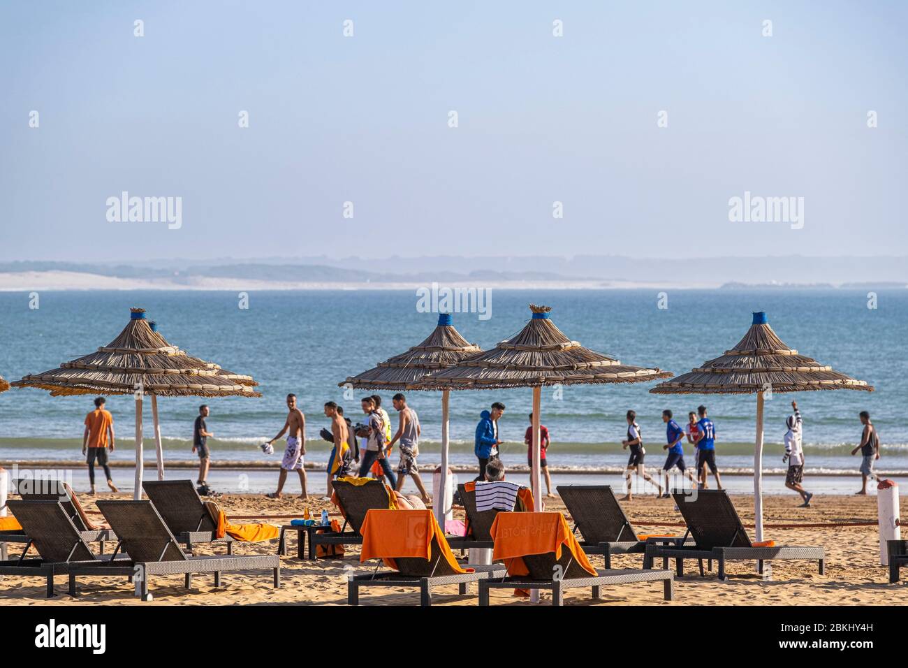 Marokko, Souss-Massa Region, Agadir, der Strand Stockfoto
