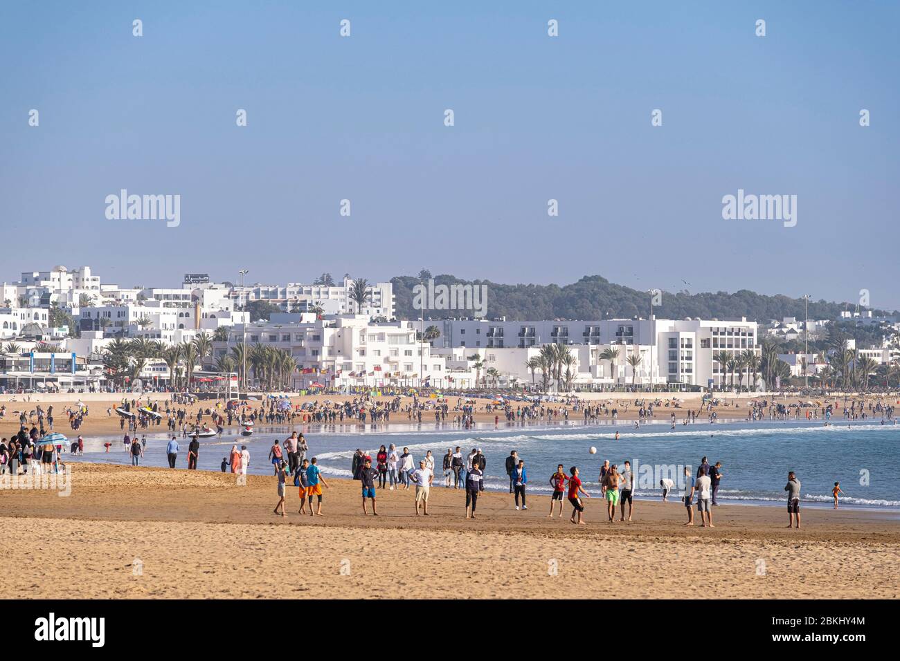 Marokko, Souss-Massa Region, Agadir, der Strand Stockfoto