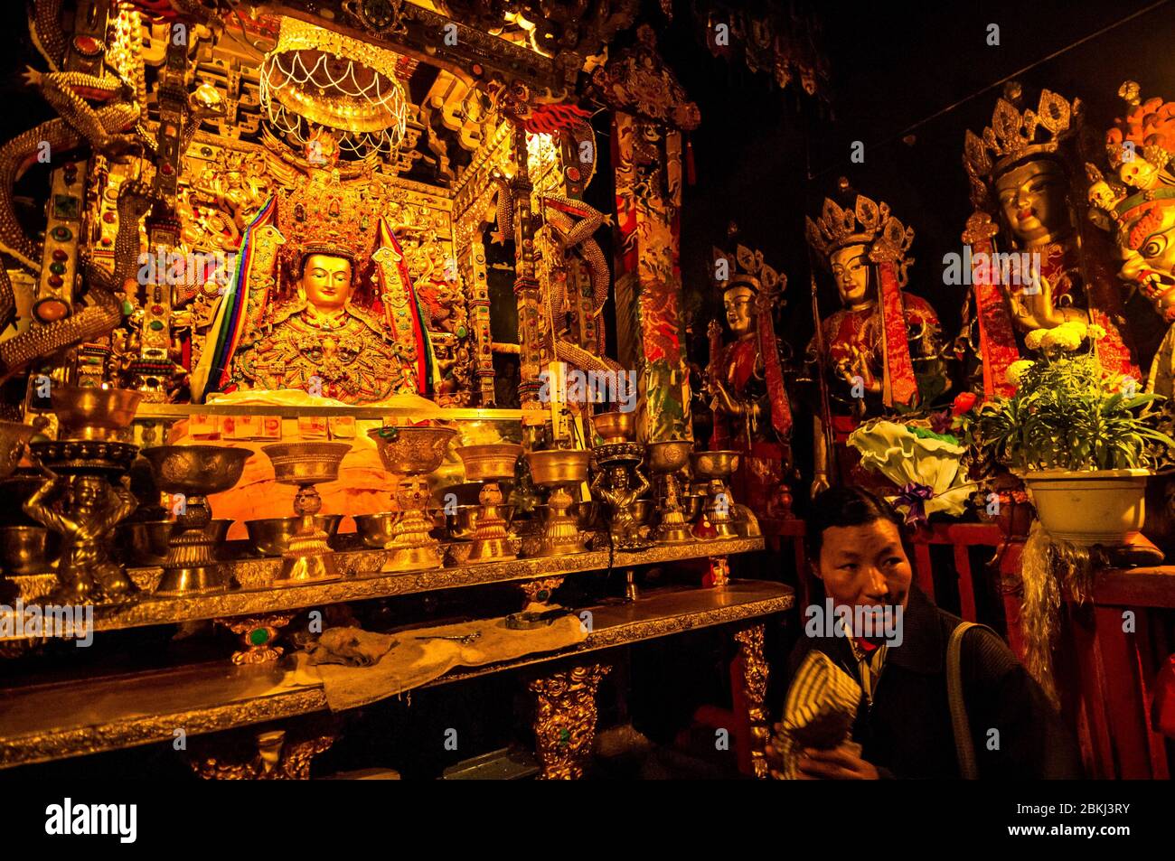 China, Zentraltibet, Ü Tsang, Lhasa, Ramoche-Tempel Stockfoto