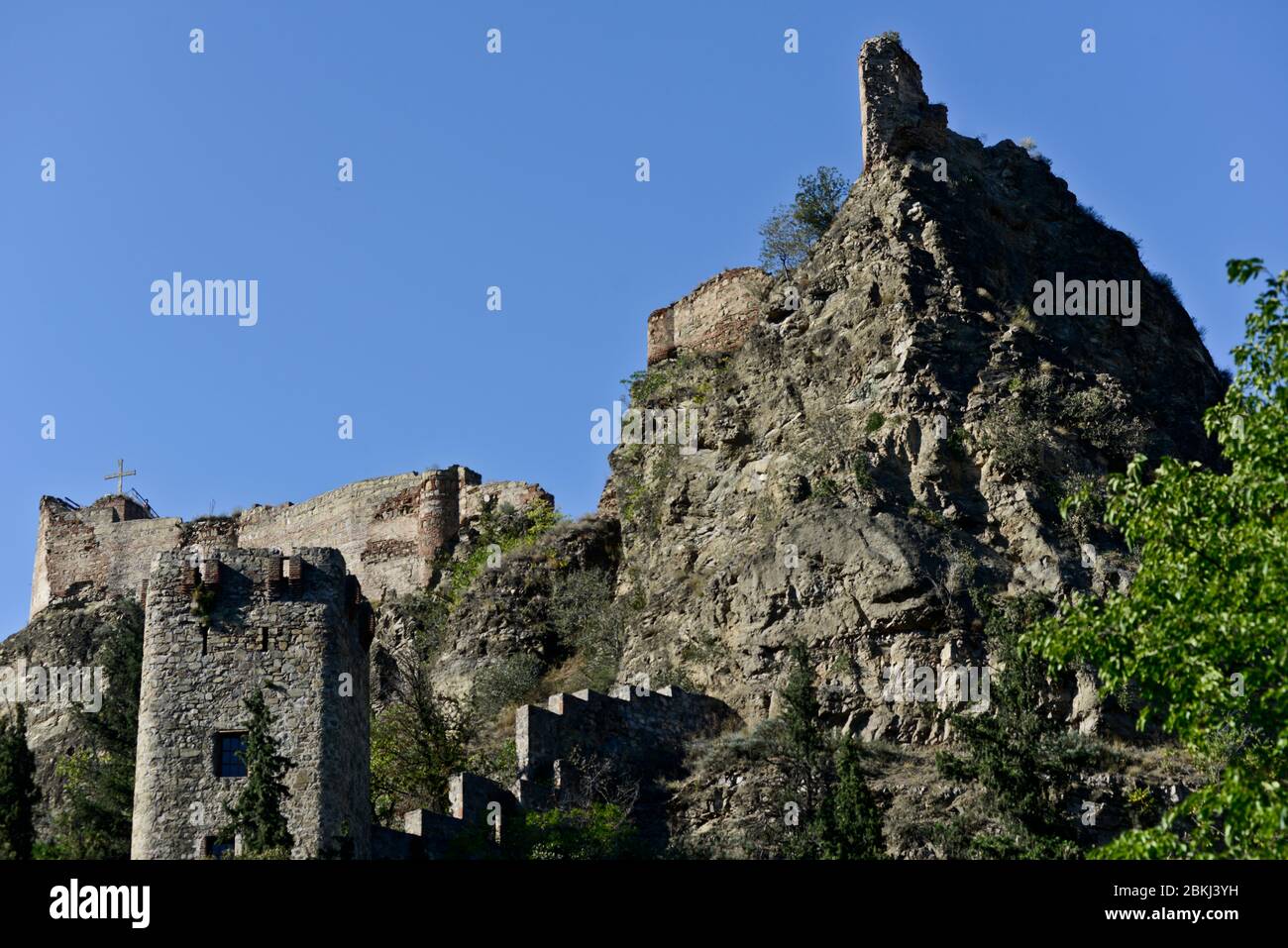 Tiflis: Narikala Festung. Republik Georgien Stockfoto